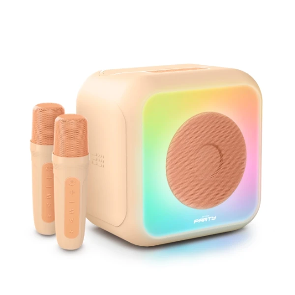 Bigben Altavoz Bluetooth - Dois microfonos inalambricos - 30w Power Music Power
