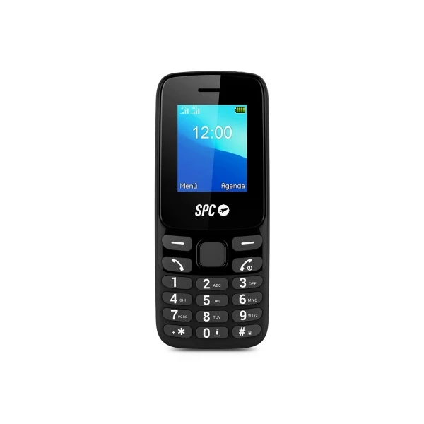 SPC Talk 2 4G Telephone Movi - Corpo Compacto y Ligero - 1,77 Pulgadas Screen - Dual SIM - Bateria de 1150mAh - Rádio FM - Linerna e Photo Camara - Black Color - Black Color