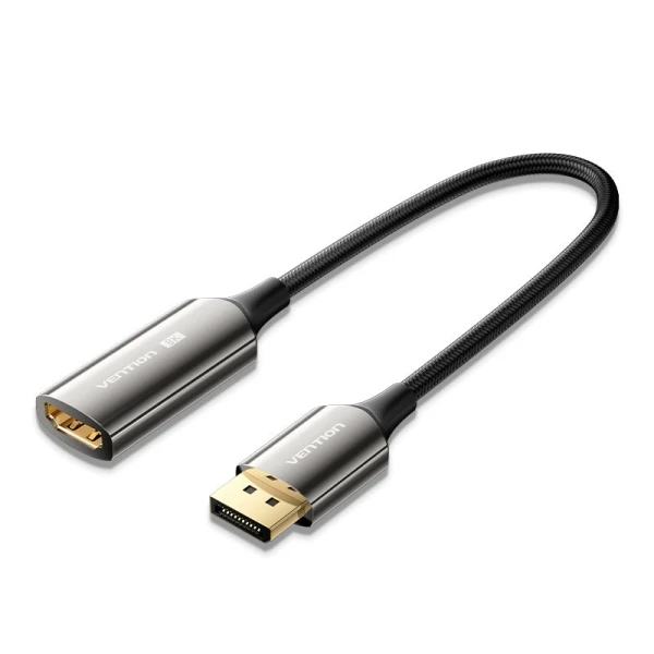 Adaptador de venda DisplayPort 1.4 8k machão A HDMI 2.1 8K Hembra - 0,25m - Track - Black