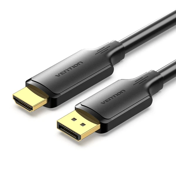 VENÇÃO CABO MACHO DISPLAYPORT PARA HDMI 4K - 1M - BLAC