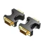 Adaptador de vendas VGA Macho a VGA Macho - cor preta