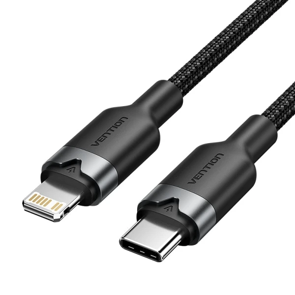 Voção USB -C Cabo A 3A 27W - 1M - Track - Black Color