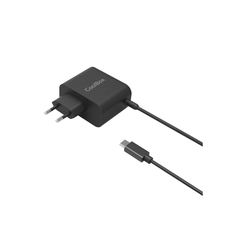 Coolbox para parafuso universal para portatil 65W USB -C - Compatível com QC3.0 - Tecnologia GaN - 1,20m Cabo