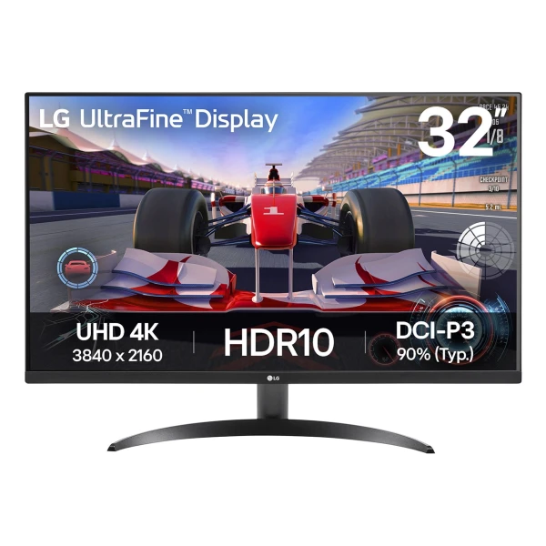 LG 32UR500K-B monitor de ecrã 80 cm (31.5") 3840 x 2160 pixels 4K Ultra HD LCD Preto