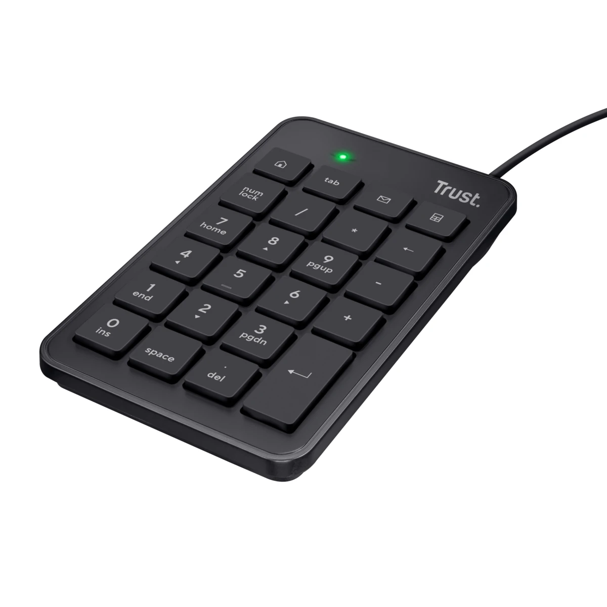Trust 22221 teclado numérico Laptop/PC USB Preto
