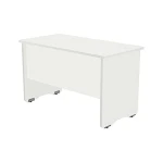 Mesa de escritorio rocada serie work 160x80 cm acabamento aw04 branco/branco