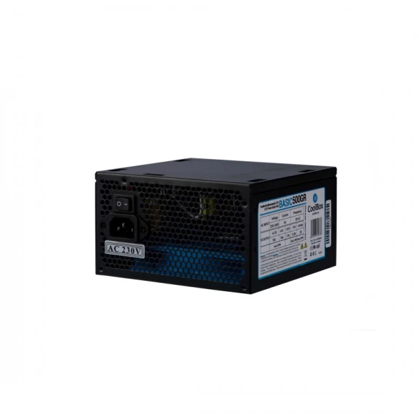 CoolBox Basic 500GR ATX fonte de alimentação 500 W 20+4 pin ATX Preto