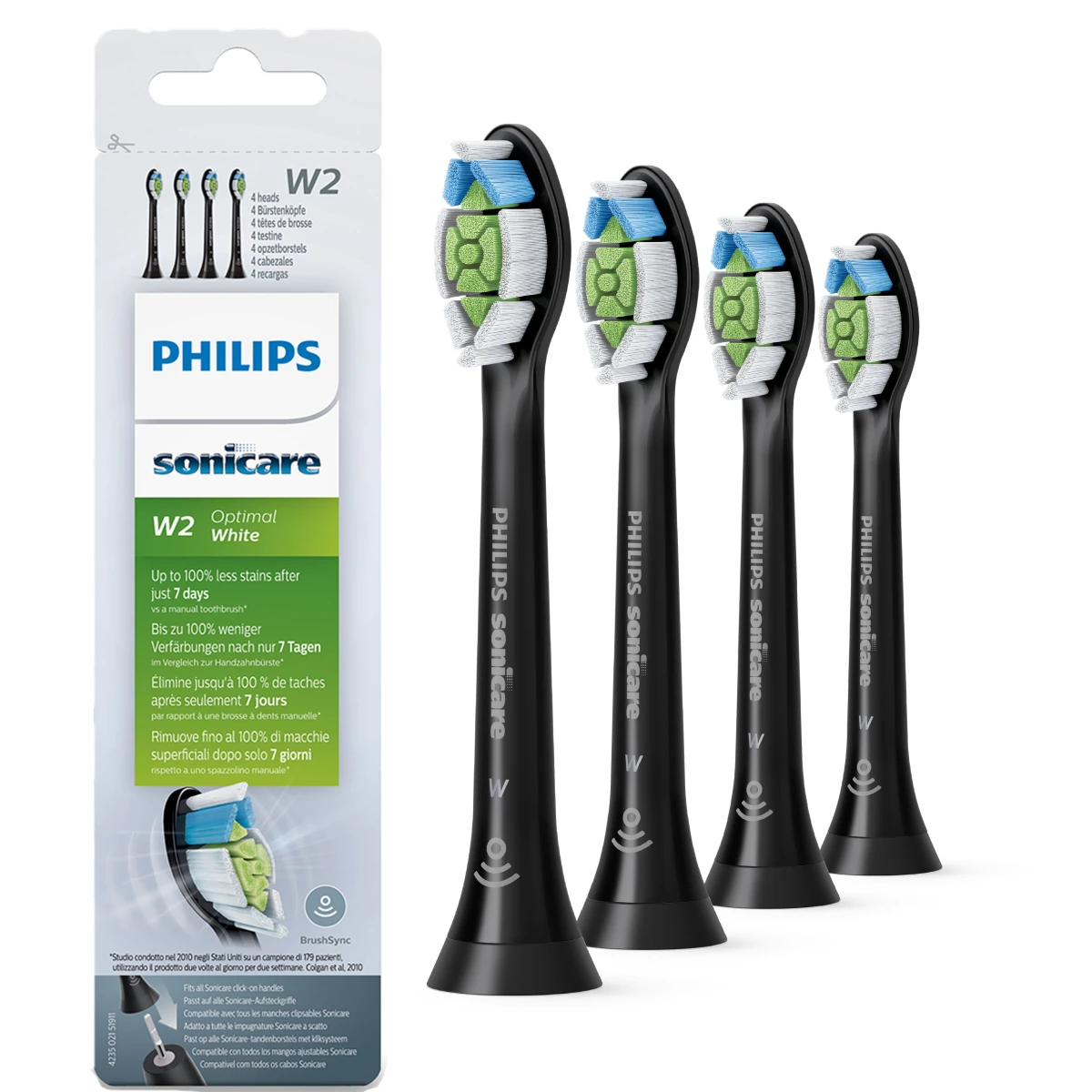 PACK 4 CABEÇAS DE ESCOVA DE DENTES PHILIPS - HX 6064/11