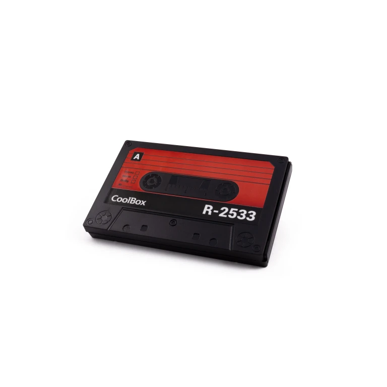 CoolBox SlimChase R-2533 Compartimento HDD/SSD Preto, Vermelho 2.5"
