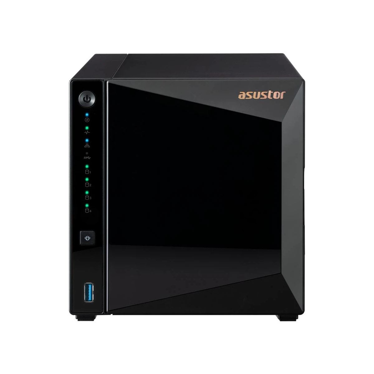 Asustor Drivestor 4 Pro (AS3304T V2), 4 Bay NAS, Realtek RTD1619B, Quad-Core, 1.7GHz, 2GB DDR4, 2.5GbE x1, USB3.2 Gen1 x3 (Diskless)
