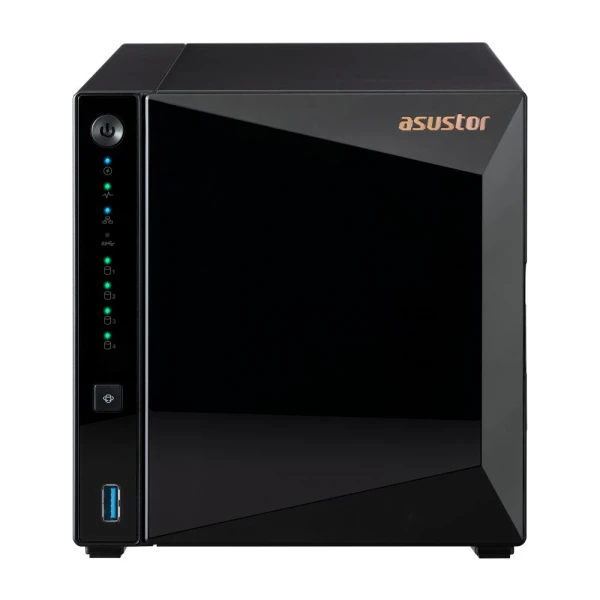 Asustor Drivestor 4 Pro (AS3304T V2), 4 Bay NAS, Realtek RTD1619B, Quad-Core, 1.7GHz, 2GB DDR4, 2.5GbE x1, USB3.2 Gen1 x3 (Diskless)