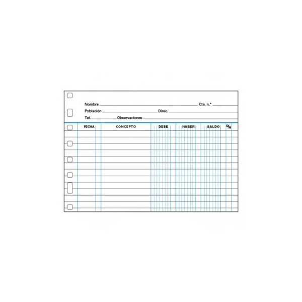 Recambio multifin 3003 -cuentas corrientes