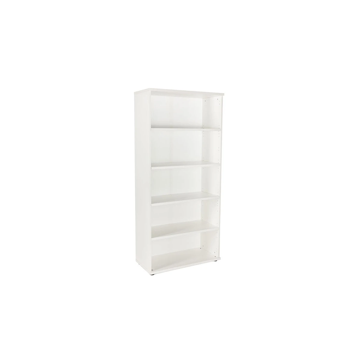 Armario rocada com cinco estantes serie store 195x90x45 cm acabamento aw04 branco/branco
