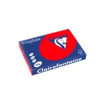 Papel cor trophee a3 80 gr vermelho coral embalagem de 500 folhas
