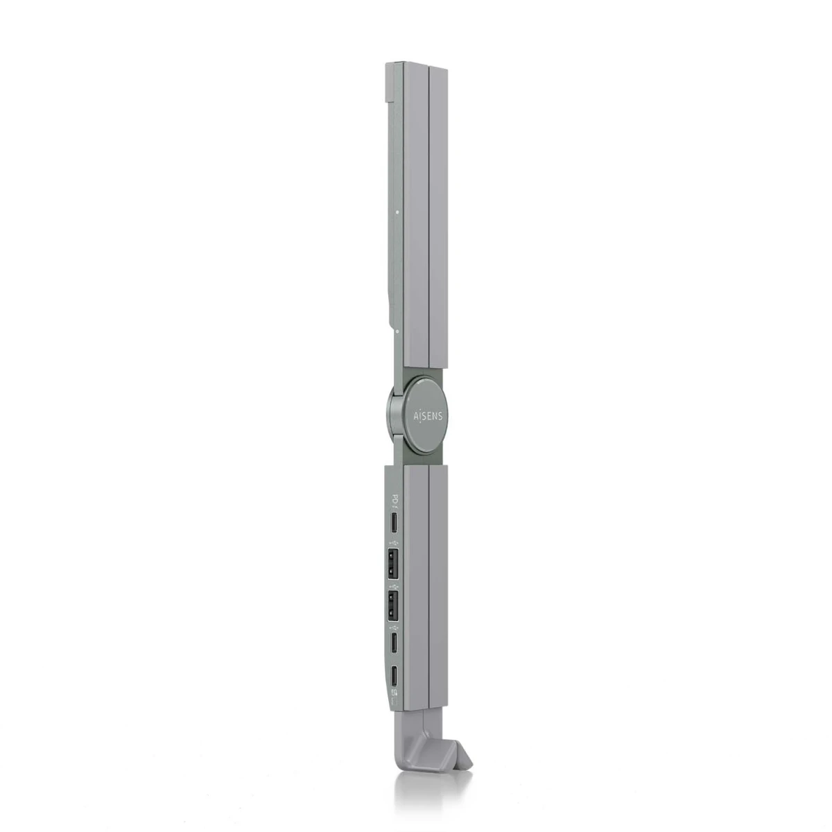 AISENS ASUC-4P021-GR base & duplicador de portas Com fios USB 3.2 Gen 1 (3.1 Gen 1) Type-C Cinzento