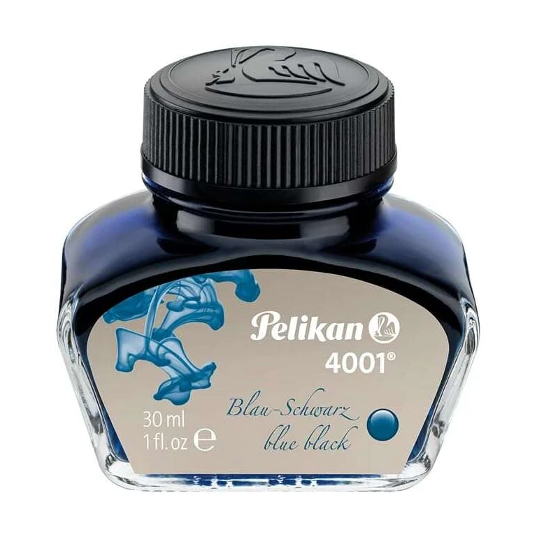 Pelikan Ink 4001 No.78 - Frasco de 30ml - Garante o perfeito funcionamento da caneta tinteiro - Cor azul/preto