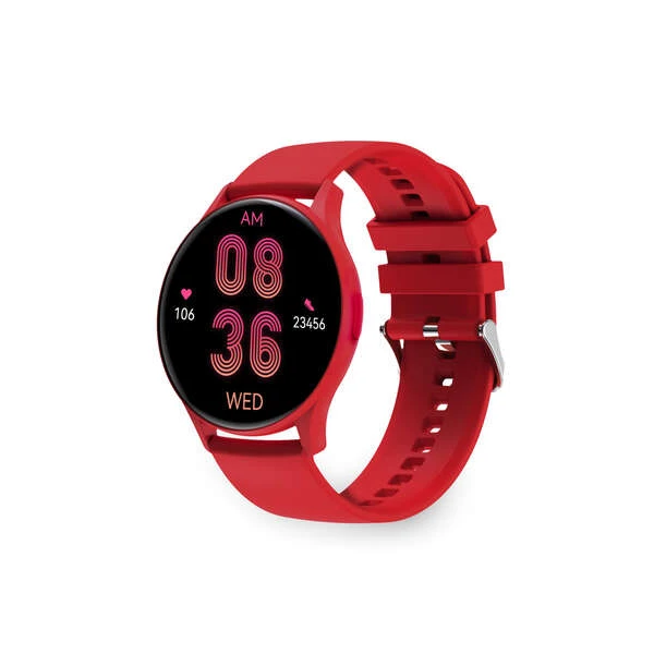 KSIX Core SmartWatch - Tela AMOLED 1,43? - Autonomia 5 dias - modos deportar y salud, llamadas, asitant de voz - suman - cor vermelha