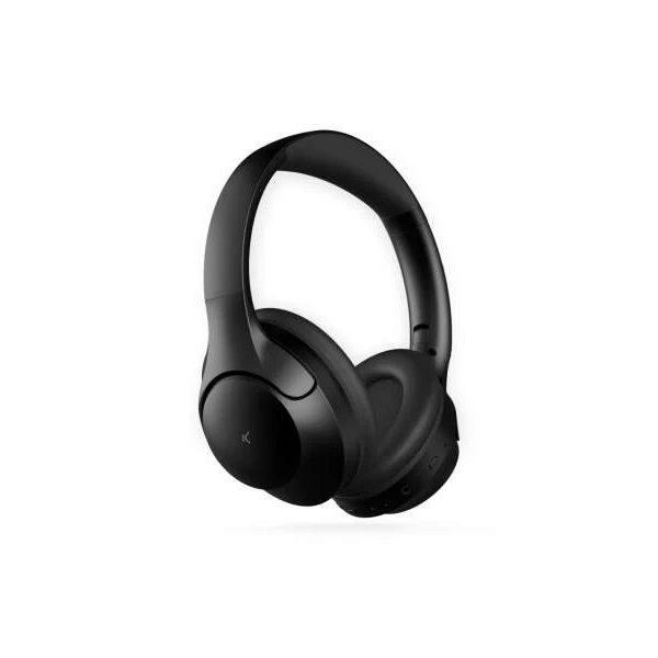 Ksix Odissey Auriculares Inalambricos - ANC + ENC - Microfone - Autonomia 30H - Llamadas - Jack de cabo 3,5 mm - Stuche - cor preta