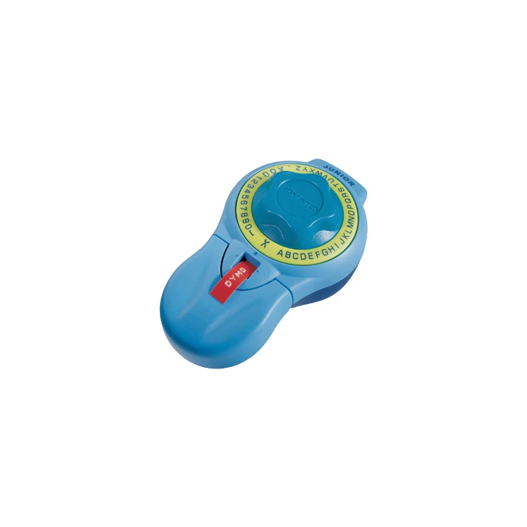 Etiquetadora dymo junior 9 mm utiliza fitas 3d de 9 mm de largura x 2 e 3 m de comprimento cor azul