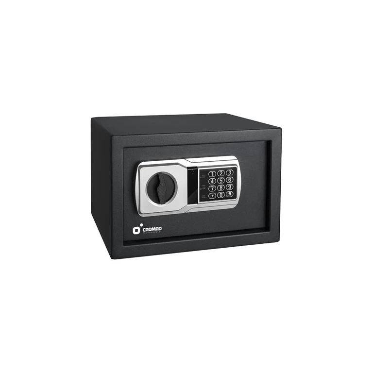 Chromad Caja Fuerte Electronica - Alto nível de Segurança - 3 a 8 Digitos - Bisagras Hidden - Inclua Llavea de Emergência