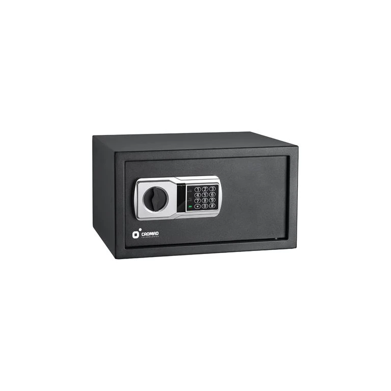 Chromad Caja Fuerte Electronica - Alto nível de Segurança - 3 a 8 Digitos - Bisagras ocultos - Libe de emergência