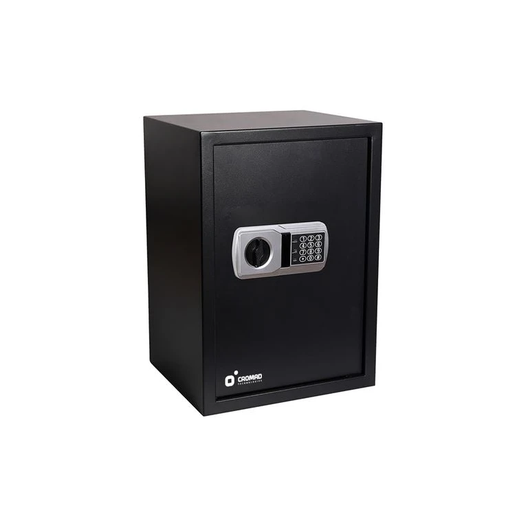 Chromad Caja Fuerte Electronica - Alto nível de Segurança - 3 a 8 Digitos - Bisagras ocultos - Inclua Libe de Emergência