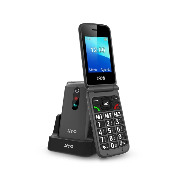 SPC Stella 3 Telefone move para mayores com tampa - Sos Boton - Botones e Teclas Grands - Ayuda inteligente em remoto