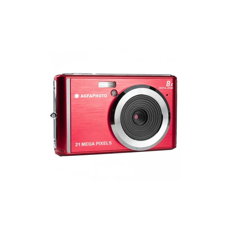 Agfaphoto DC5200 Camara Digital - Sensor CMOS - Zoom Optico 8x - cor vermelha