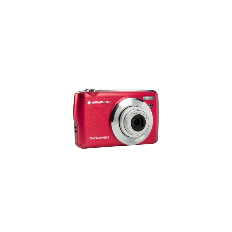 Agfaphoto pack dc8200 camara digital + stuche + cartão 16sd - cor vermelha