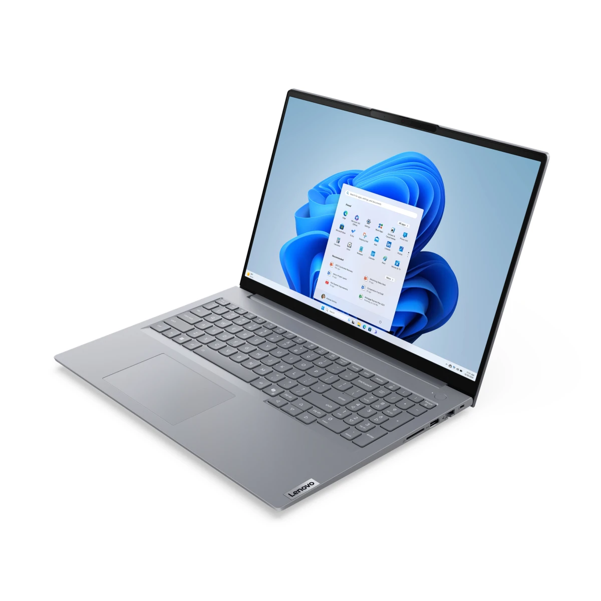 Lenovo ThinkBook 16 G8 IRL Intel Core 5 210H Computador portátil 40,6 cm (16") WUXGA 16 GB DDR5-SDRAM 512 GB SSD Wi-Fi 6E (802.11ax) Windows 11 Pro Português Cinzento