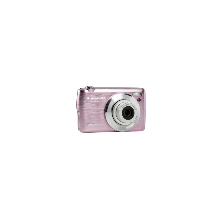 Agfaphoto pack dc8200 camara digital + estuque + cartão 16sd - cor rosa