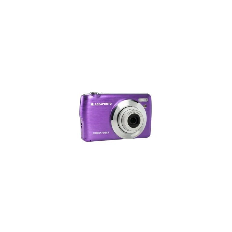 Agfaphoto pack dc8200 camara digital + estuque + cartão 16sd - cor lilás