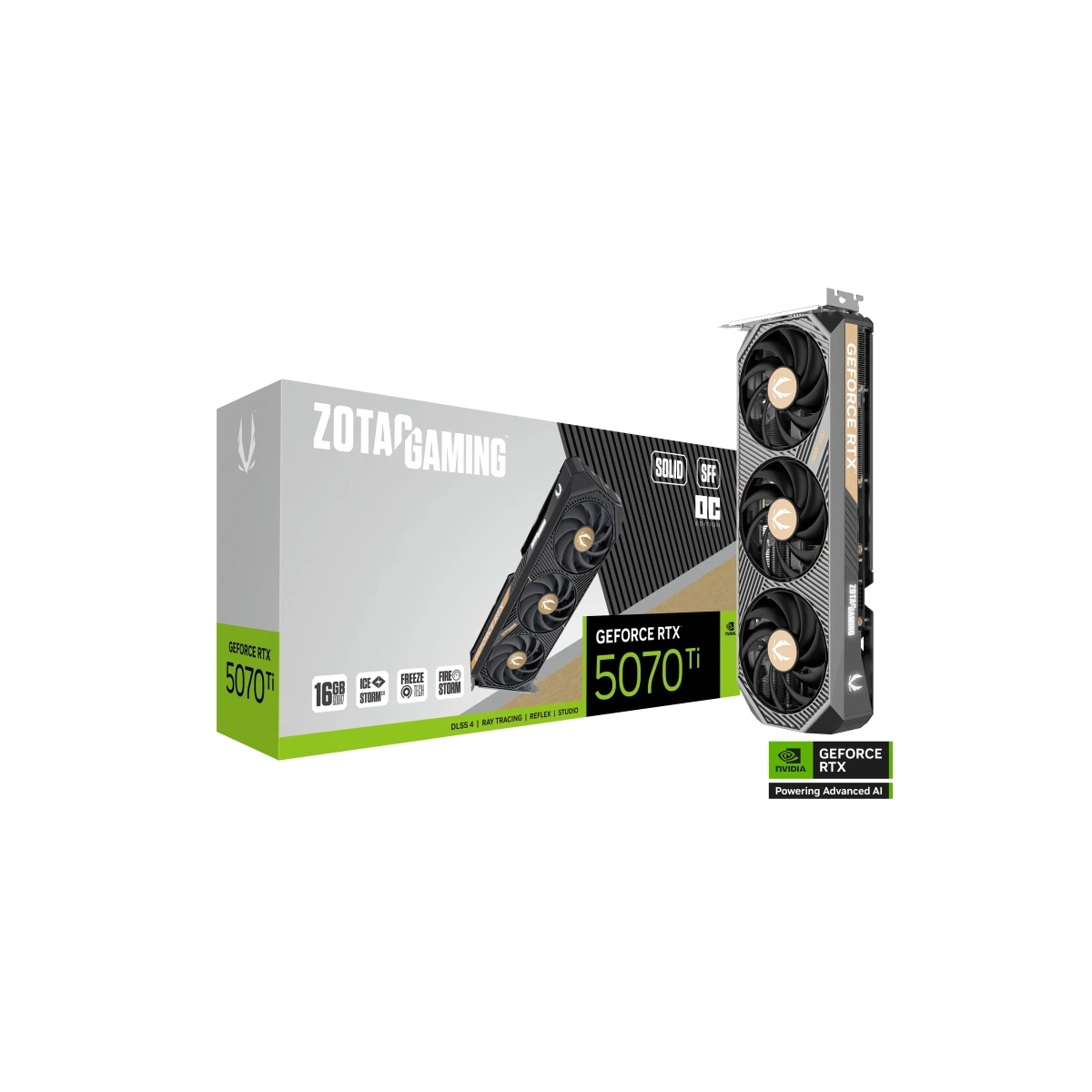 ZOTAC GeForce RTX 5070 TI GAMING SOLID SFF OC CARTA GRAPHIC 16GB GDDR7