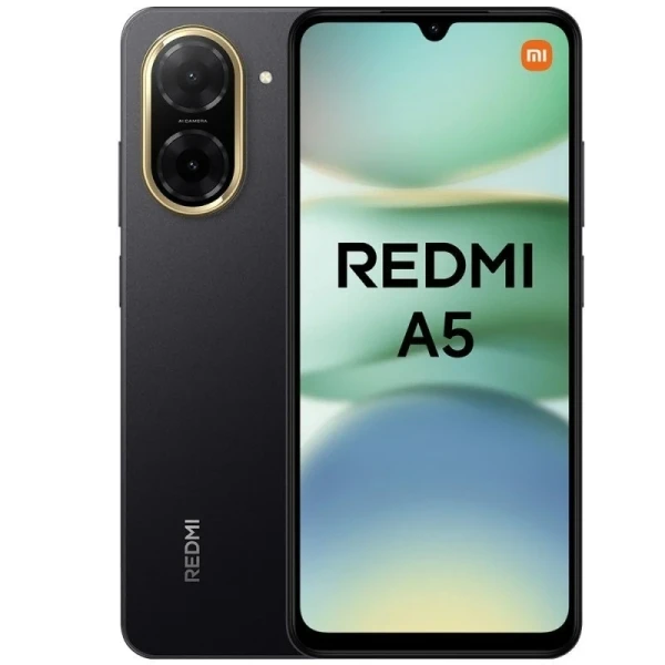Xiaomi Redmi A5 Smartphone Screen 6,88 " - 3 GB - 64 GB - Camara principal 32MP - Bateria 5200mAh - cor preta