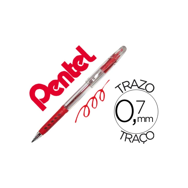 Blister esferografica bk101 1 unidade - vermelho - 6 unidades