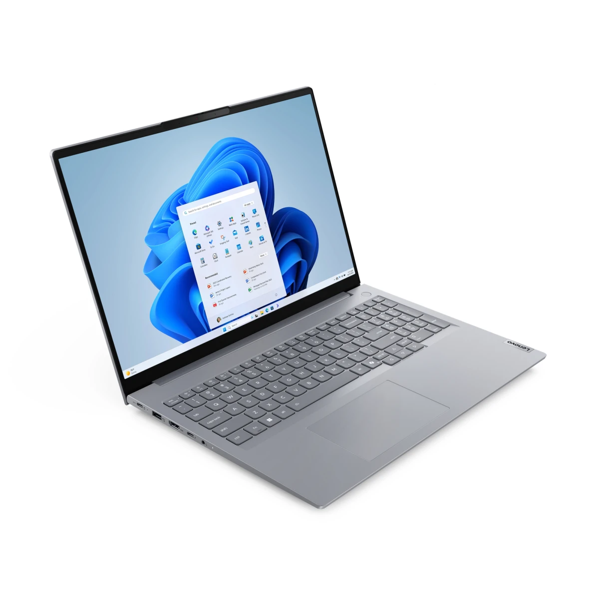 Lenovo ThinkBook 16 G8 IRL Intel Core 5 210H Computador portátil 40,6 cm (16") WUXGA 16 GB DDR5-SDRAM 512 GB SSD Wi-Fi 6E (802.11ax) Windows 11 Pro Português Cinzento