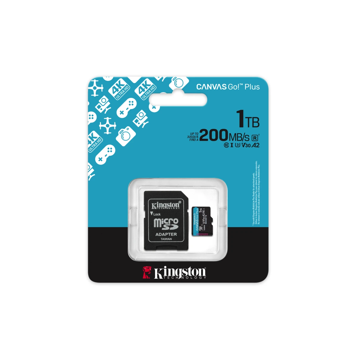 Kingston Technology Canvas Go! Plus 1 TB MicroSD UHS-I Classe 10