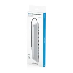 AISENS ASUC-12P020-GR base & duplicador de portas Com fios USB 3.2 Gen 1 (3.1 Gen 1) Type-C Cinzento