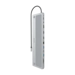 AISENS ASUC-12P020-GR base & duplicador de portas Com fios USB 3.2 Gen 1 (3.1 Gen 1) Type-C Cinzento