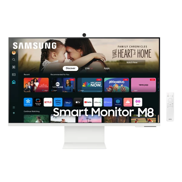Samsung M80D monitor de ecrã 81,3 cm (32") 3840 x 2160 pixels 4K Ultra HD LED Branco