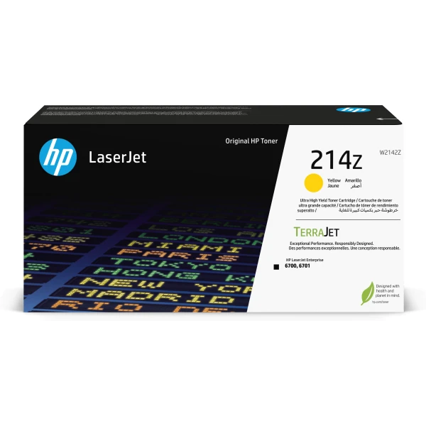 HP Toner LaserJet Original Amarelo 214Z de Rendimento Ultra Elevado